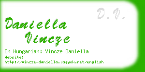 daniella vincze business card